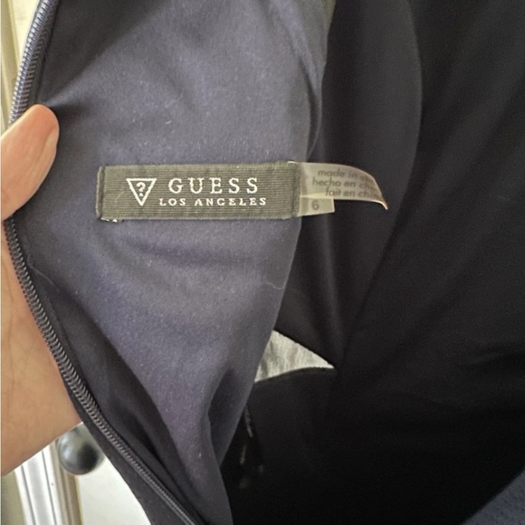 Guess Navy and Black Mini Dress - Picture 5 of 5